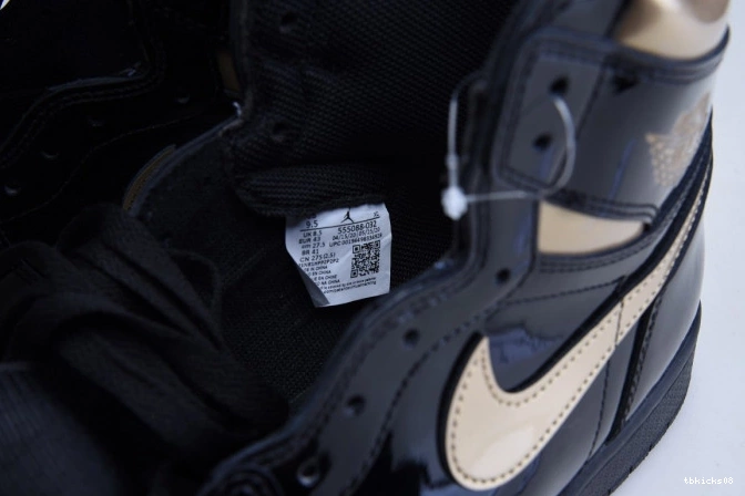 Rep TBkick 555088-032 GOLD BLACK JORDAN (2020) AIR METALLIC HIGH RETRO 1 0819